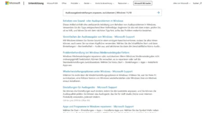 Audioausgabeeinstellungen anpassen, zurücksetzen | Windows 11/10