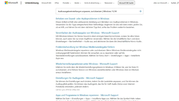 Audioausgabeeinstellungen anpassen, zurücksetzen | Windows 11/10