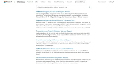 Bildschirmhelligkeit einstellen, ändern | Windows 11/10