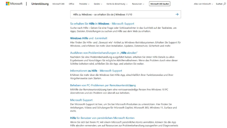 Hilfe zu Windows – so erhalten Sie sie | Windows 11/10
