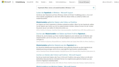 Papierkorb öffnen, leeren, wiederherstellen | Windows 11/10