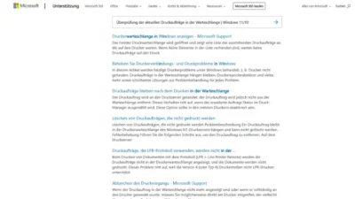Überprüfung der aktuellen Druckaufträge in der Warteschlange | Windows 11/10