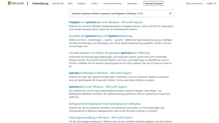 Virtuellen Speicher erhöhen, anpassen und freigeben | Windows 11/10