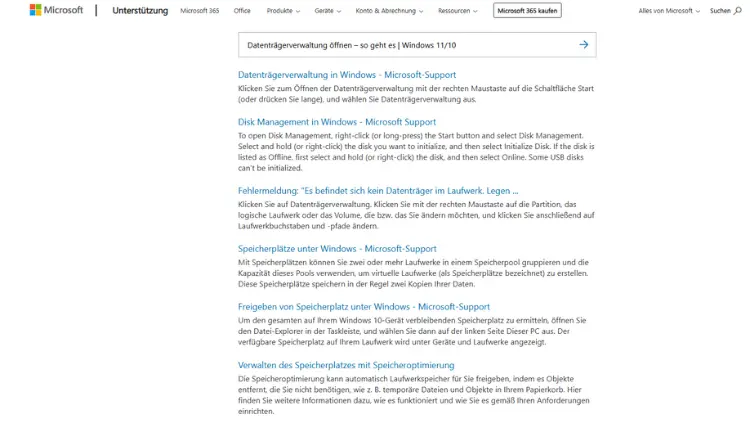 Datenträgerverwaltung öffnen – so geht es | Windows 11/10
