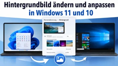 Hintergrundbild ändern und anpassen in Windows 11 und 10