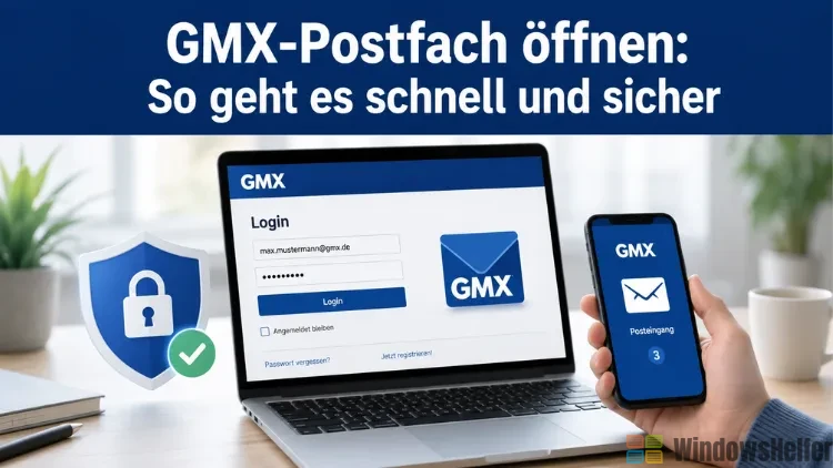 GMX-Postfach öffnen: So geht es schnell und sicher
