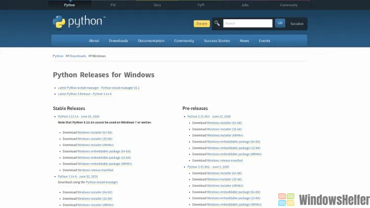 Python installieren