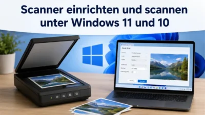 Scanner einrichten und scannen unter Windows 11 und 10
