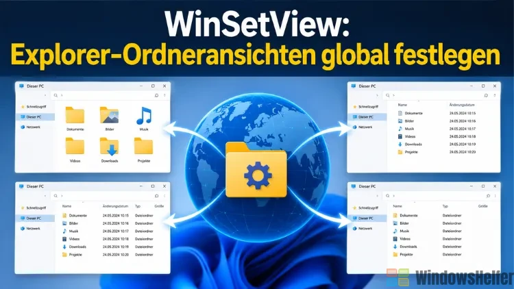 WinSetView: Explorer-Ordneransichten global festlegen