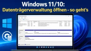 Windows 11/10: Datenträgerverwaltung öffnen – so geht’s