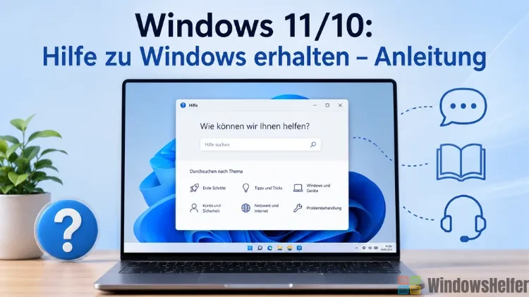 Windows 11/10: Hilfe zu Windows erhalten – Anleitung