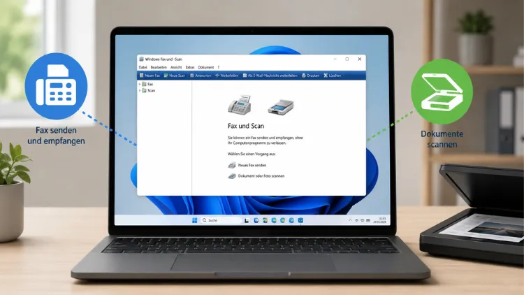 Fax und Scan öffnen: So geht’s in Windows 11 und Windows