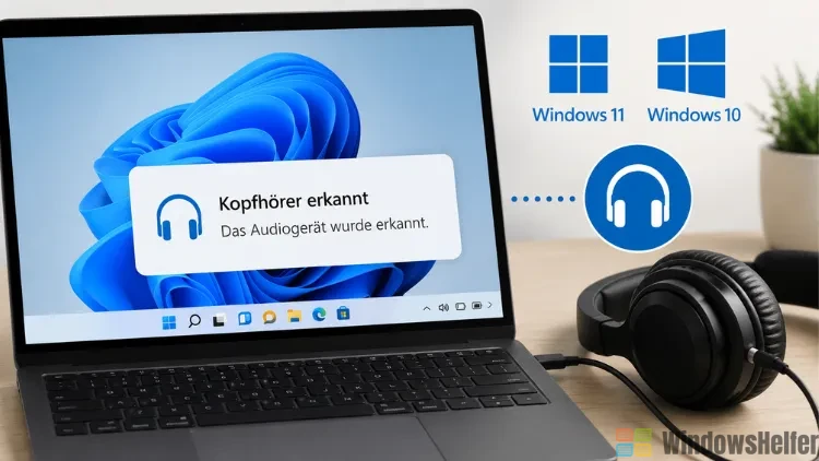 Kopfhörererkennung in Windows 11 und Windows 10